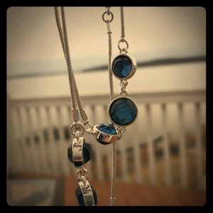 Nine West Long Blue Necklace